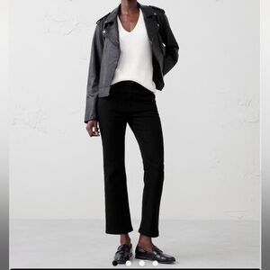 Banana Republic High-Rise Bootcut Cropped Jeans